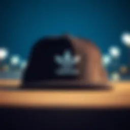 Classic Adidas snapback showcasing its unique design