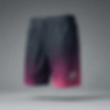 Display of various color options for Nike sweat shorts
