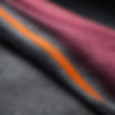 Close-up of the fabric technology used in Nike sweat shorts