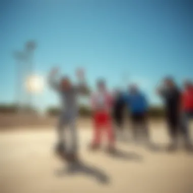 Cultural Impact of Champion Sweatsuit Pants in Skate Community Group of skateboarders highlighting the cultural significance of Champion sweatsuit pants