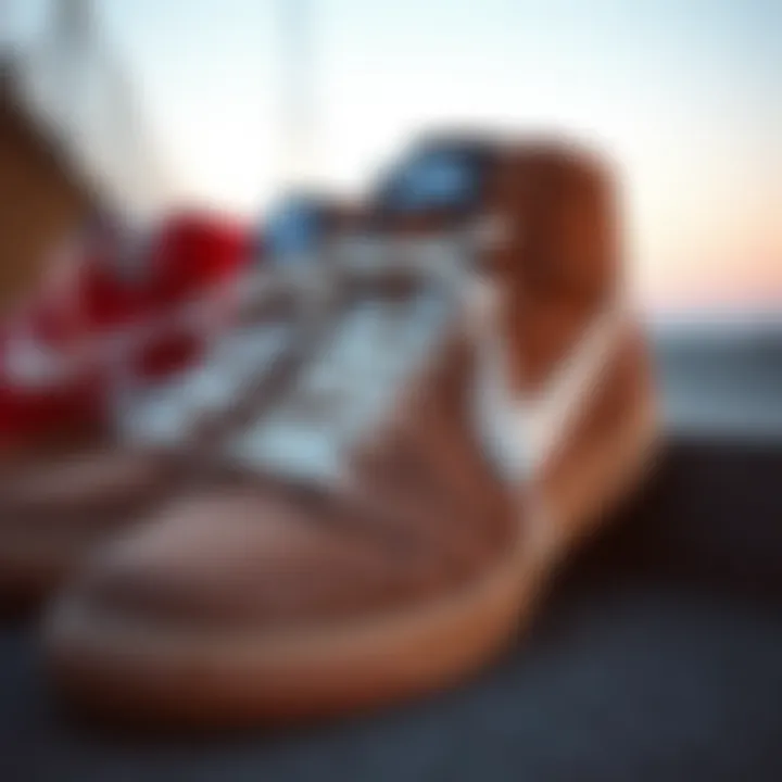 Diverse Models of Nike Suede Hightops Collection of Nike suede hightops models
