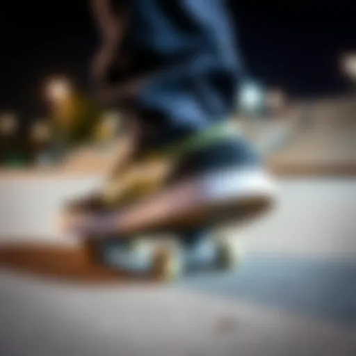 Skate shoes showcasing superior grip