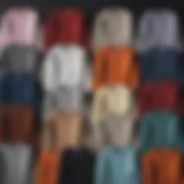 Variety of Fabrics in Crewneck Sweatshirts Stylish crewneck sweatshirt showcasing different fabrics