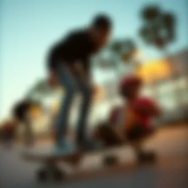 Enhancing the Buying Experience for Skateboarding Enthusiasts Skateboard enthusiasts enjoying their new skates
