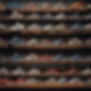Collection of vintage Reebok shoes highlighting their evolution