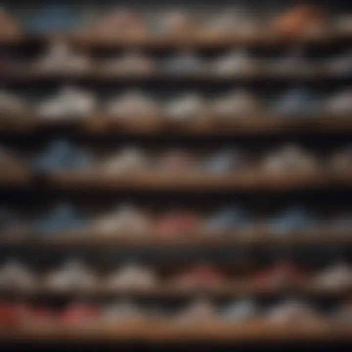 Collection of vintage Reebok shoes highlighting their evolution