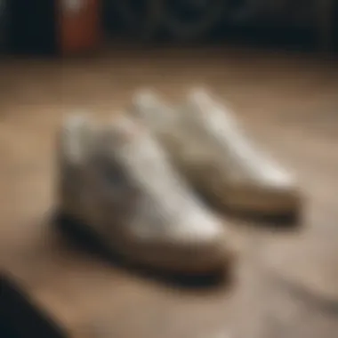Vintage Reebok sneakers showcasing unique design features