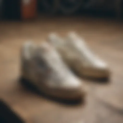 Vintage Reebok sneakers showcasing unique design features