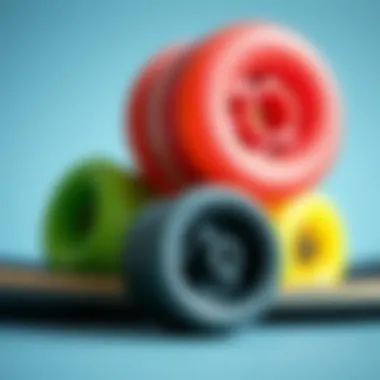 Exploring Skateboard Wheel Varieties Variety of skateboard wheels highlighting different types and materials