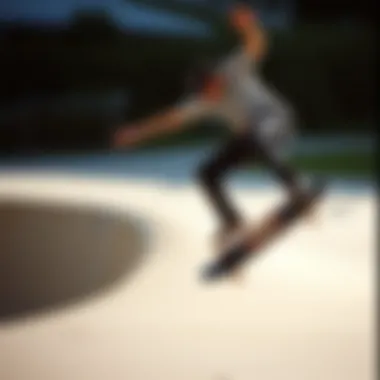 Hardware Impact on Skate Performance Skater performing tricks, emphasizing the influence of hardware on performance