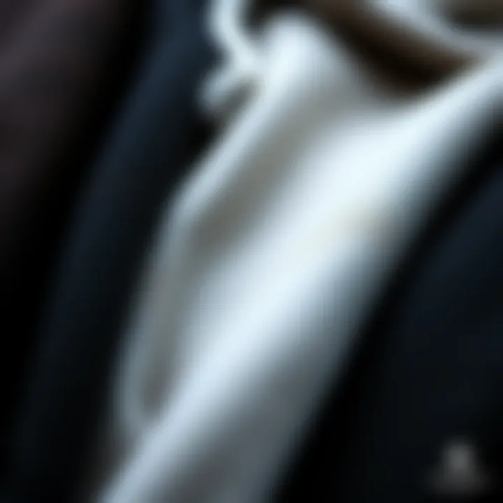 Textures and Materials of Hoodies A close-up of different materials used in hoodies, highlighting texture and quality