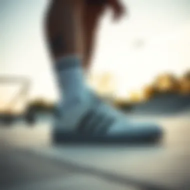 Adidas Court Rallye Slip in Skate Park Adidas Court Rallye Slip in a skate park setting