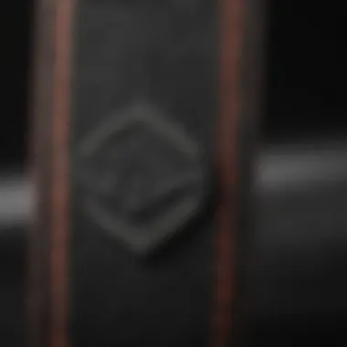 Durability and Texture of Nylon Web Belts A close-up view of a high-quality nylon web belt designed for skateboarding, showcasing its durability and texture.