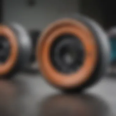 Technical Specifications Comparison Comparative analysis chart of different skateboard wheel specifications.