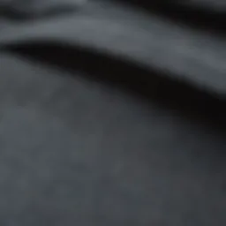 Close-up of hooded work shirt fabric texture