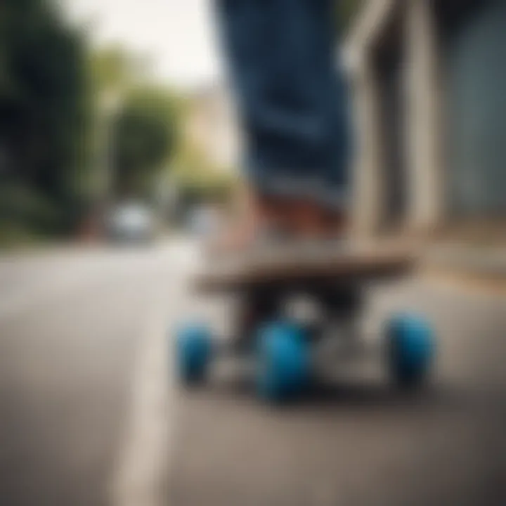 Infographic illustrating the technology behind loaded electric skateboards