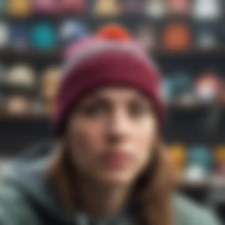 A collection of micro beanies in various colors and designs