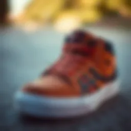A detailed view of Neff Shoes showcasing their unique design elements