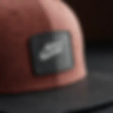 Close-up of Nike Heritage Cap design