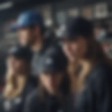 Together in Style: Nike Heritage Caps Group of friends showcasing Nike Heritage Caps