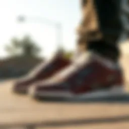 Classic design of Reebok C 85 sneakers showcasing their vintage appeal