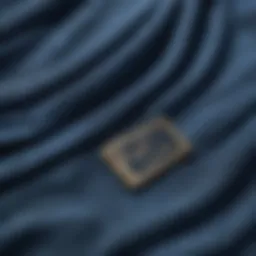 Close-up of the Nike SB hoodie showcasing its blue color and texture