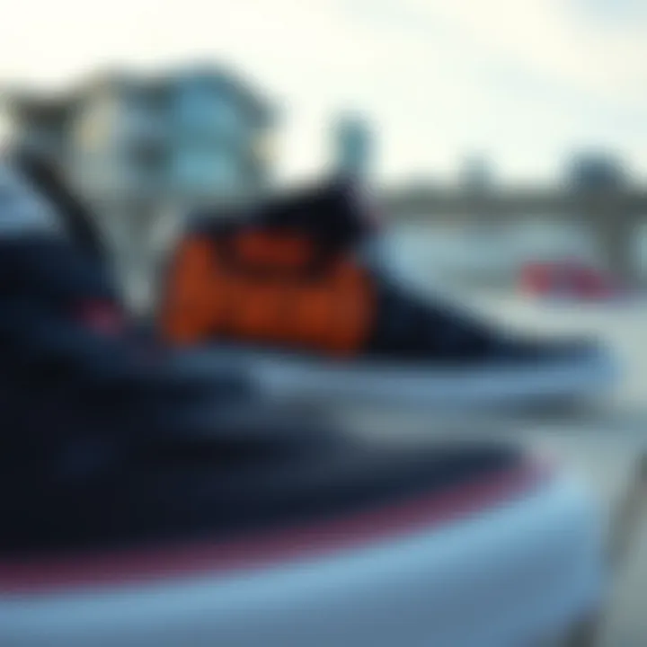 Comparative Performance of Bruce Skate Shoes Performance metrics displayed from various skate shoes including Bruce
