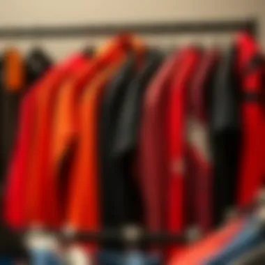 Versatility in Hoodie Styles Variety of hoodie styles displayed on a rack, emphasizing versatility