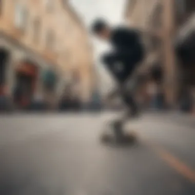 Skateboarders performing tricks in an urban environment symbolizing culture.