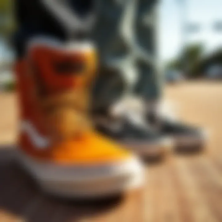 Comparative Analysis of Skate Footwear Comparison of Vans Off The Wall boots with other skate footwear brands