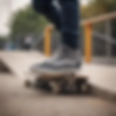 Vans UltraRange EXO MTE in an urban skate park setting