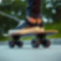Stylish Zero Straye Shoes on a skateboard