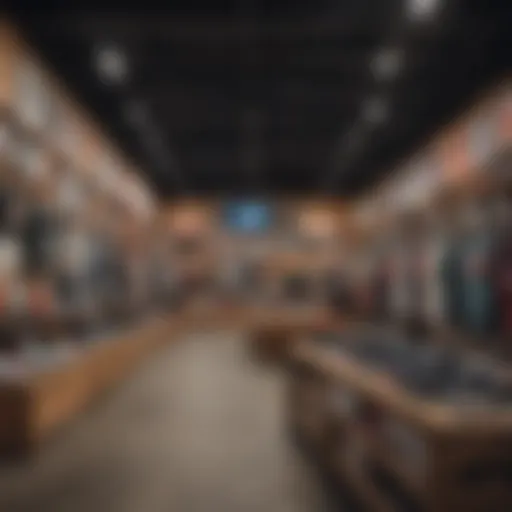 A vibrant retail space showcasing Zumiez products