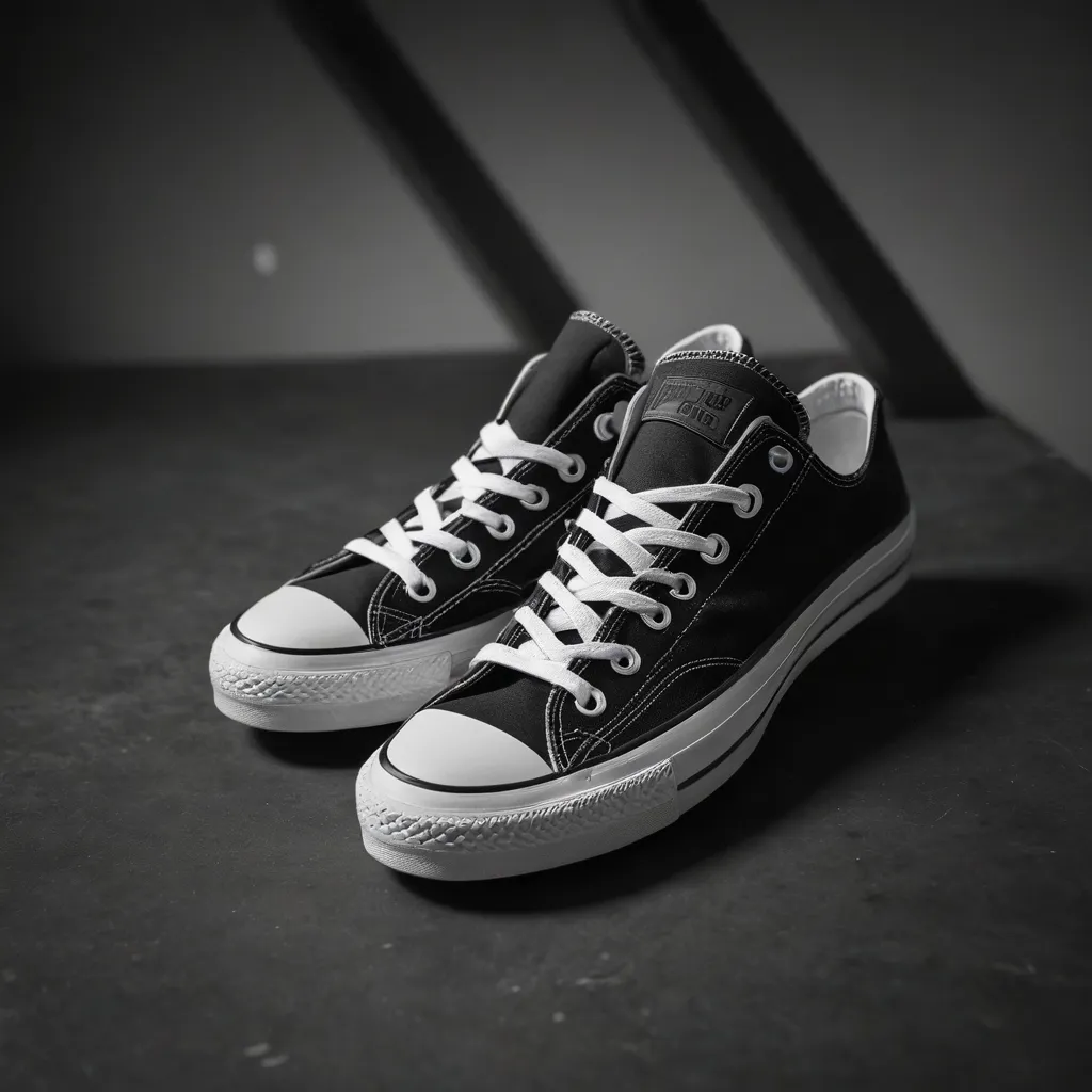 The Timeless Appeal of Black and White Converse Shoes — free download